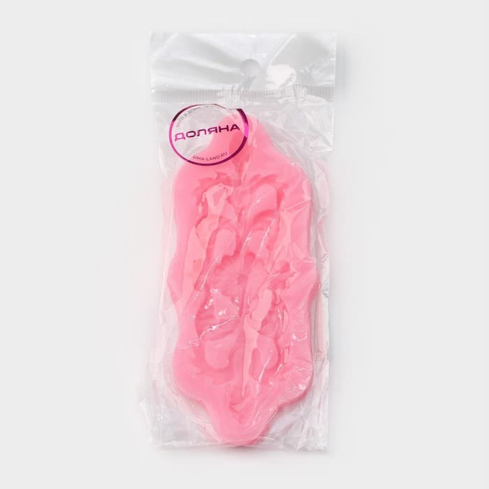 Молд для заливки Доляна «Лепнина», силикон, 13×5.5 см, розовый