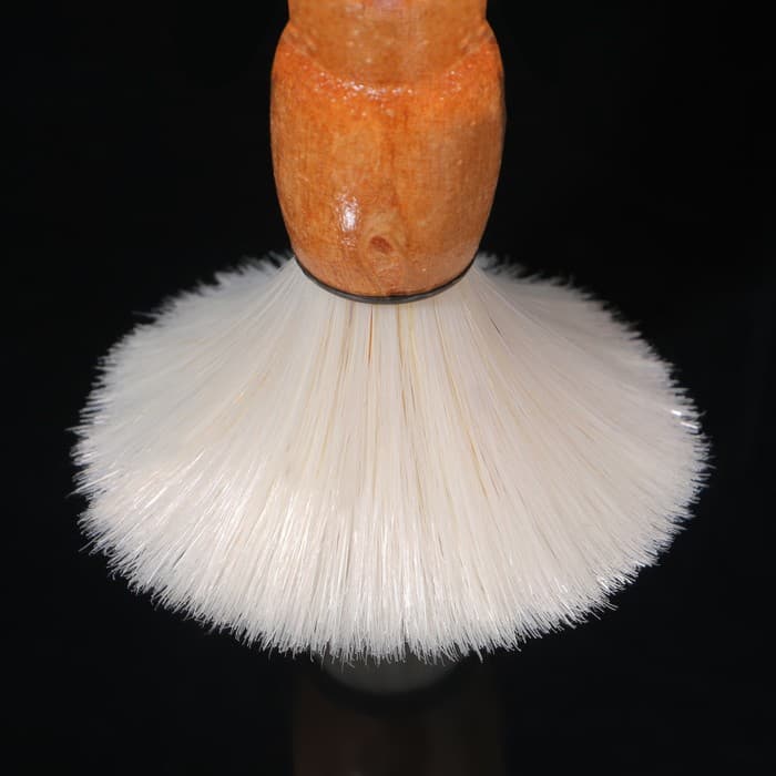 Помазок для бритья, деревянный, светло-бежевый