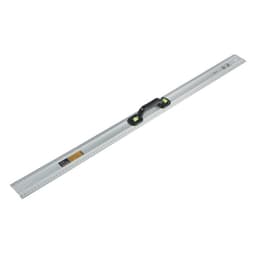 Линейка-уровень ТУНДРА, металлическая, пластиковая ручка, 2 глазка, 1000 мм