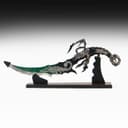 Макет оружия «Сувенирный нож на подставке. Скорпион на лезвии и рукоятке», 53.5 см