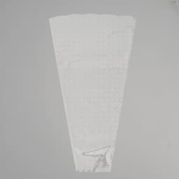 Пакет для цветов, конус «Алиса», 34×60 см, прозрачный, в горох, МИКС