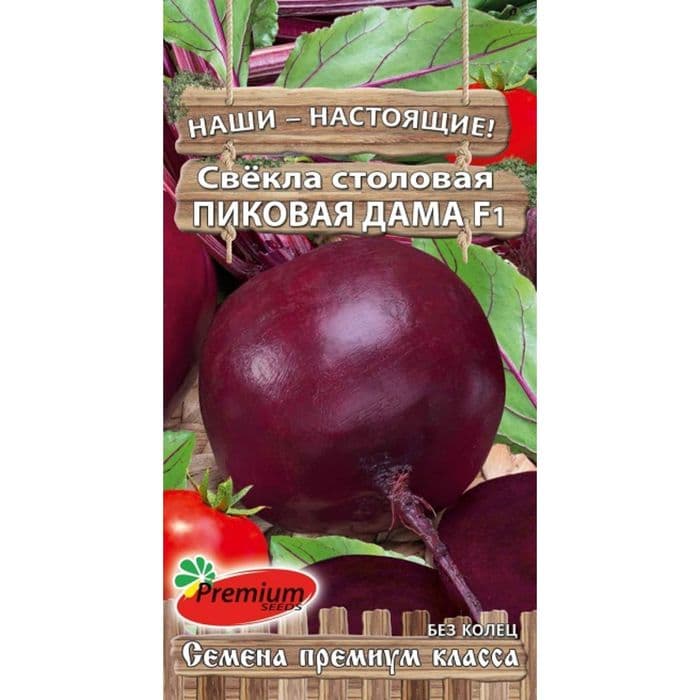 Семена Свёкла столовая «Пиковая дама», F1, 1 г, Premium seeds