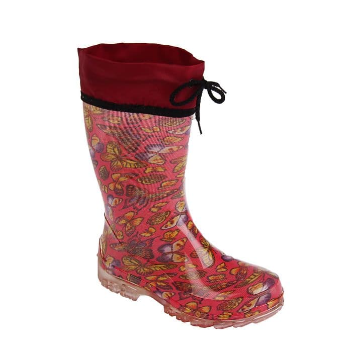 Сапоги для девочки ПВХ арт. СД402-Н (МИКС) (р. 27)