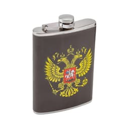 Подарочный набор «Россия»: фляжка 270 мл, 4 стопки, воронка