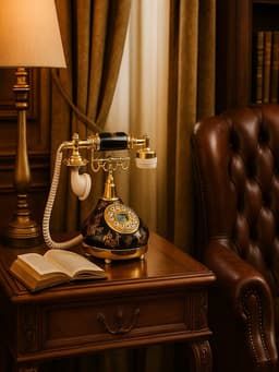 Ретро-телефон «Альменсилья», громкая связь, 22×25 см