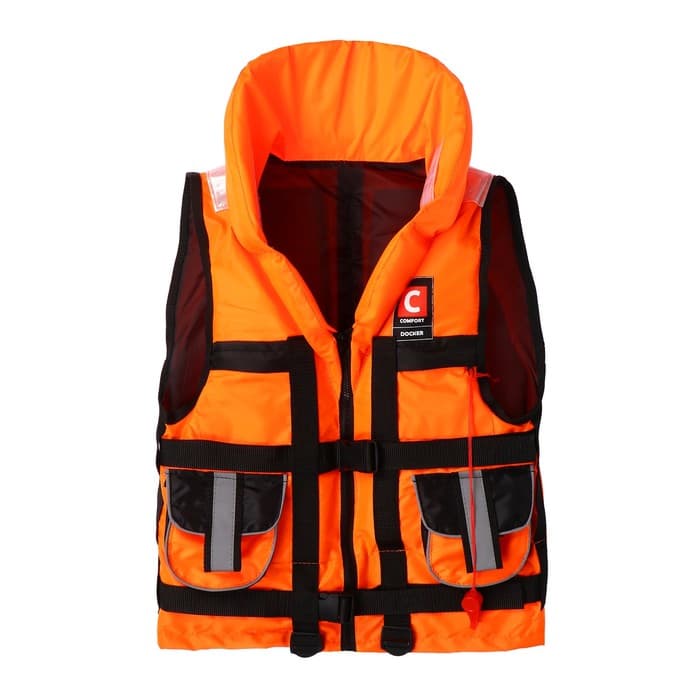 Жилет спасательный с подголовником «Докер», 60 кг