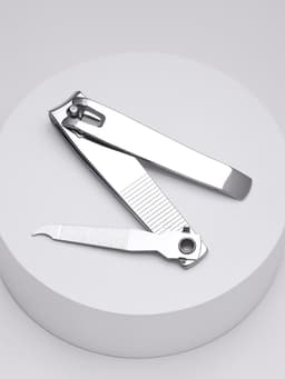 Кусачки книпсер педикюрные, с пилкой, 8 см, на блистере