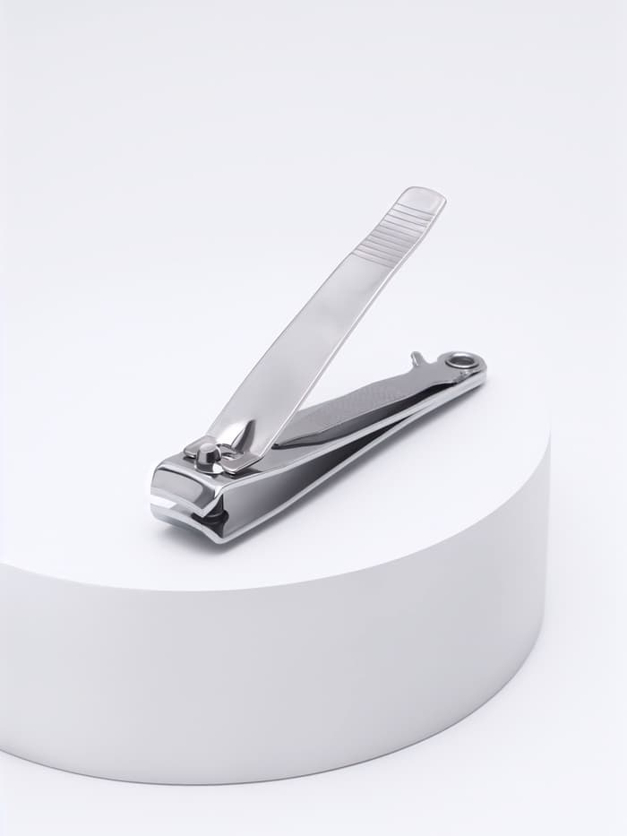 Кусачки книпсер педикюрные, с пилкой, 8 см, на блистере