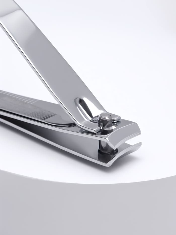 Кусачки книпсер педикюрные, с пилкой, 8 см, на блистере