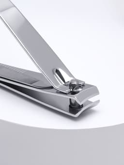 Кусачки книпсер педикюрные, с пилкой, 8 см, на блистере