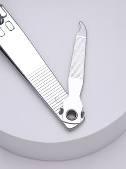 Кусачки книпсер педикюрные, с пилкой, 8 см, на блистере