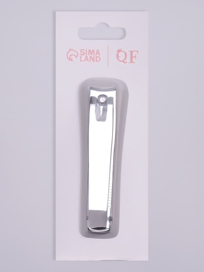 Кусачки книпсер педикюрные, с пилкой, 8 см, на блистере