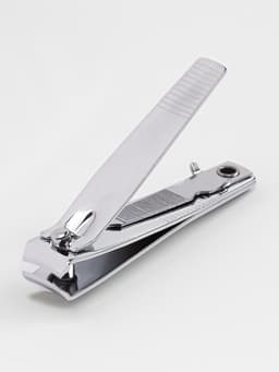 Кусачки книпсер маникюрные, с пилкой, 5.5 см, на блистере, с цепочкой