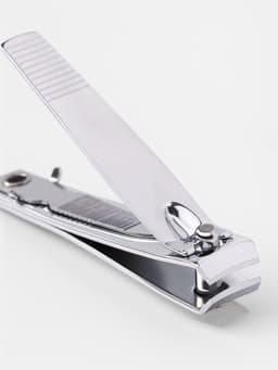 Кусачки книпсер маникюрные, с пилкой, 5.5 см, на блистере, с цепочкой