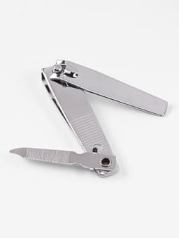 Кусачки книпсер маникюрные, с пилкой, 5.5 см, на блистере, с цепочкой