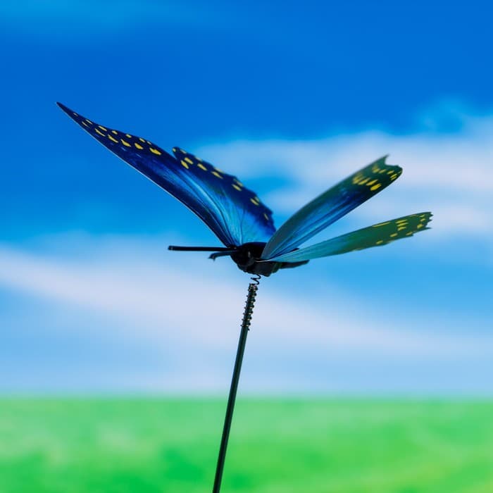 Штекер садовый «Бабочка вайлет», 8×7 см, h=25 см, МИКС