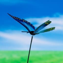 Штекер садовый «Бабочка вайлет», 8×7 см, h=25 см, МИКС