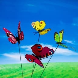 Штекер садовый «Бабочка вайлет», 8×7 см, h=25 см, МИКС