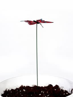 Штекер садовый «Бабочка вайлет», 8×7 см, h=25 см, МИКС