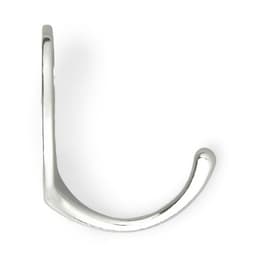 Крючок мебельный ТУНДРА TKO004, однорожковый, хром