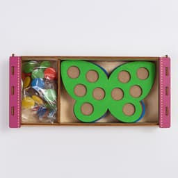 Мозаика «Бабочки», 4 бабочки, 40 кружков d=2 см