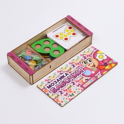 Мозаика «Бабочки», 4 бабочки, 40 кружков d=2 см