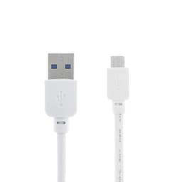 Кабель Luazon, microUSB - USB, 1 А, 1.5 м, утолщённый, белый