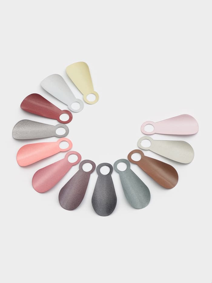 Ложка для обуви Solomon, 11.5 см, толщина 1 мм, металл, МИКС