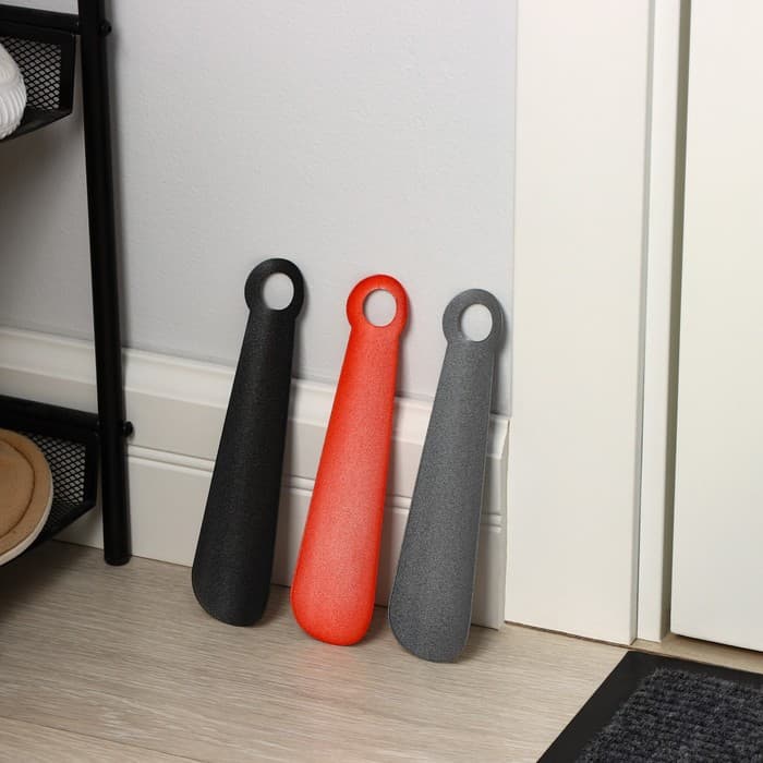 Ложка для обуви Solomon, 20 см, толщина 1 мм, металл, МИКС