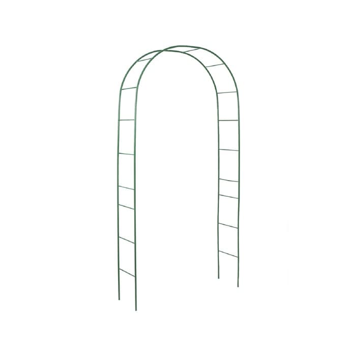 Арка садовая, 240×125×36.5 см, для вьющихся растений, металлическая, зелёная, Greengo