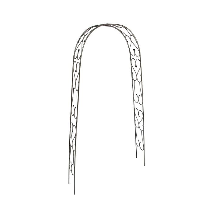 Арка садовая, 240×125×36.5 см, для вьющихся растений, металлическая, цвет бронзовый антик