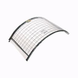 Арка садовая, 230×125×50 см, для вьющихся растений, металлическая, зелёная, «Сетка», Greengo