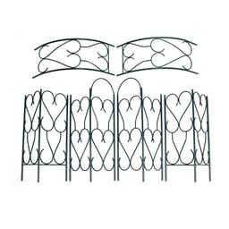 Арка садовая, 230×125×36.5 см, для вьющихся растений, металлическая, зелёная