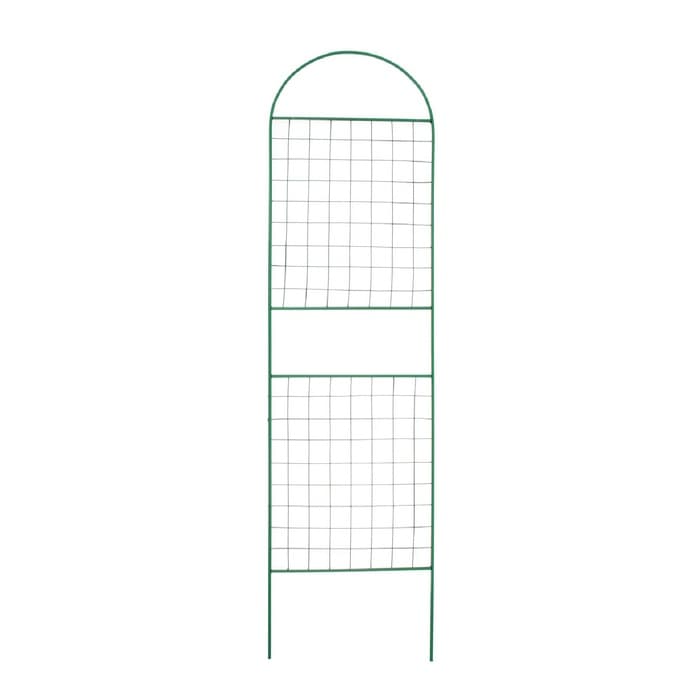 Шпалера, 187×50×1 см, металл, зелёная, «Сетка комбинированная»
