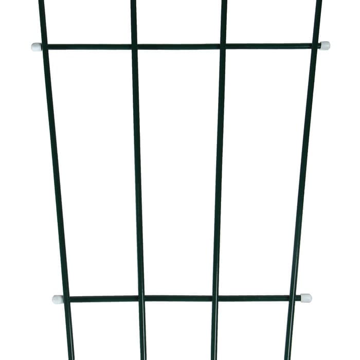 Шпалера, 180×61×1 см, металл, зелёная