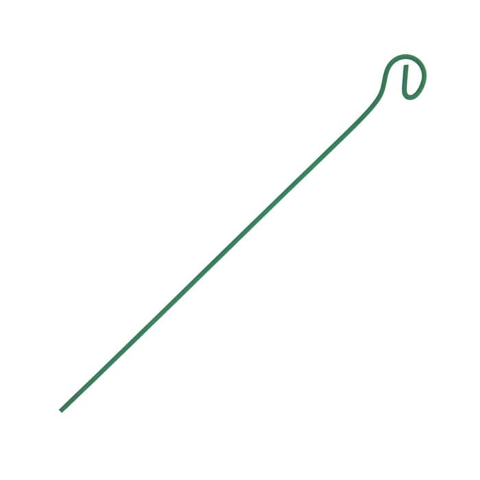 Колышек для подвязки растений, h=40 см, d=3 мм см, проволочный, зелёный, Greengo