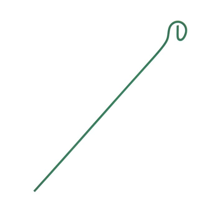 Колышек для подвязки растений, h=60 см, d=3 мм см, проволочный, зелёный, Greengo