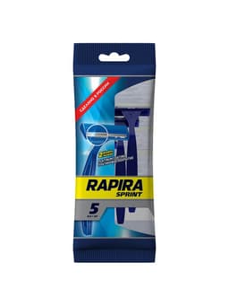 Бритвенные станки одноразовые Rapira Sprint, 2 лезвия, 5 шт.