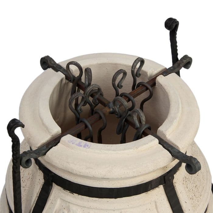 Тандыр «Сармат Кочевник», h=63 см, d=45 см, 51.8 кг, 8 шампуров, кочерга, совок