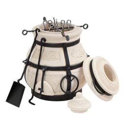 Тандыр «Сармат Кочевник», h=63 см, d=45 см, 51.8 кг, 8 шампуров, кочерга, совок