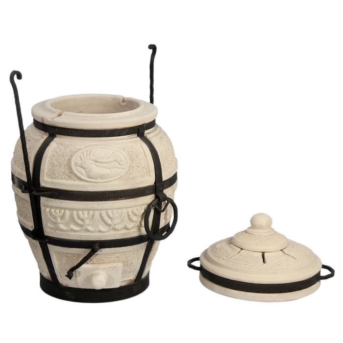 Тандыр «Сармат Охотник», h=73 см, d=50 см, 83.5 кг, 8 шампуров, кочерга, совок