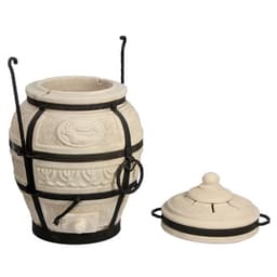 Тандыр «Сармат Охотник», h=73 см, d=50 см, 83.5 кг, 8 шампуров, кочерга, совок