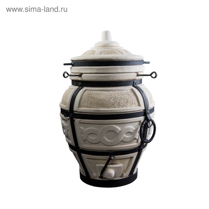 Тандыр «Сармат Есаул», h=82 см, d=54 см, 81 кг, 8 шампуров, кочерга, совок