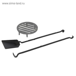 Тандыр «Сармат Есаул», h=82 см, d=54 см, 81 кг, 8 шампуров, кочерга, совок