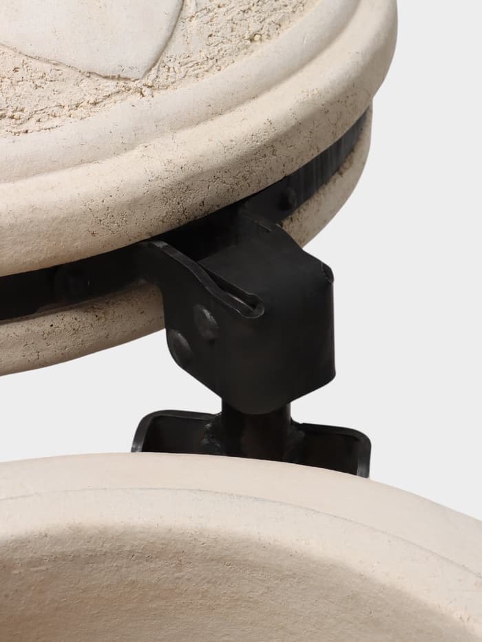 Тандыр «Скиф», h=90 см, d=64 см, 125 кг, с поворот. крышкой, 12 шампуров, кочерга, совок, колосник