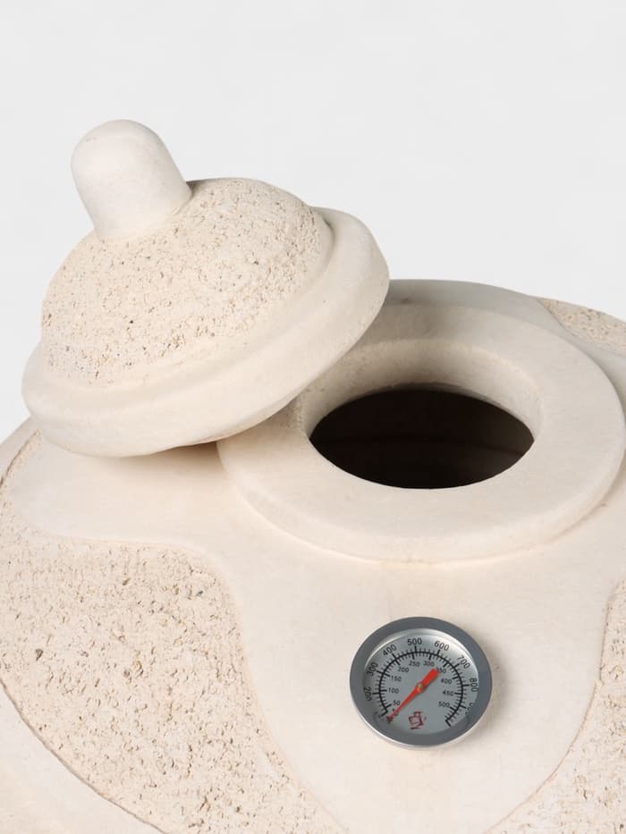 Тандыр «Скиф», h=90 см, d=64 см, 125 кг, с поворот. крышкой, 12 шампуров, кочерга, совок, колосник