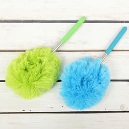 Щётка для пыли Доляна, телескопическая ручка, 25-60 см, МИКС