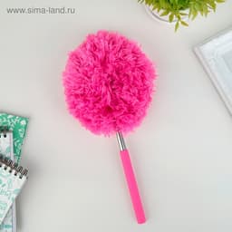 Щётка для пыли Доляна, телескопическая ручка, 25-60 см, МИКС