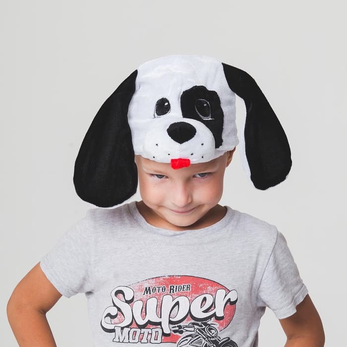 Карнавальная шапка «Собака далматинец» обхват головы 52-54 см