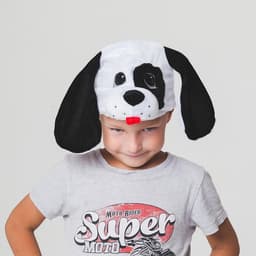 Карнавальная шапка «Собака далматинец» обхват головы 52-54 см